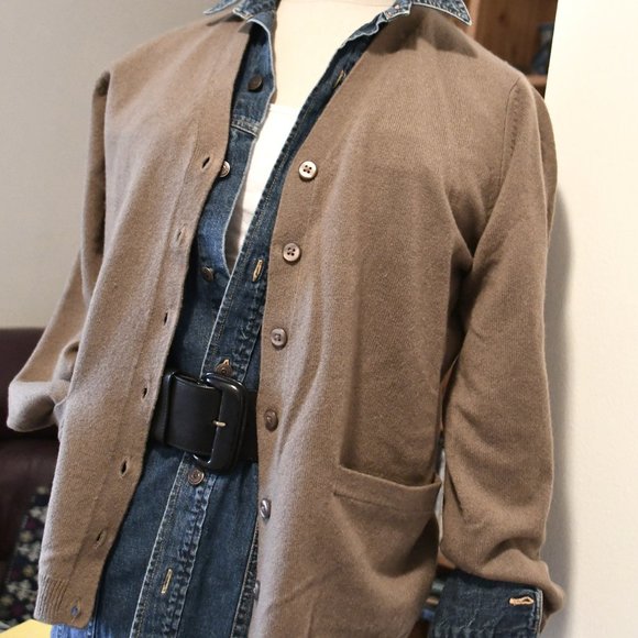 Cashmere Cardigan v-neck - Banana Republic - Vintage - Picture 3 of 6